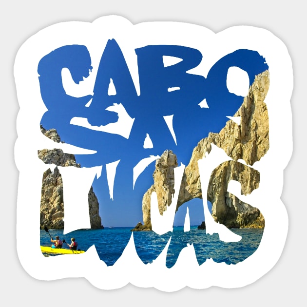 Cabo San Lucas Sticker by AndrewKennethArt